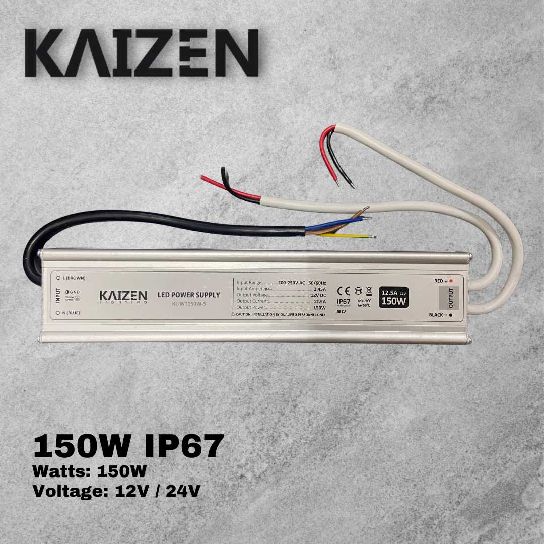 24V KAIZEN LED Power Supply Outdoor IP67