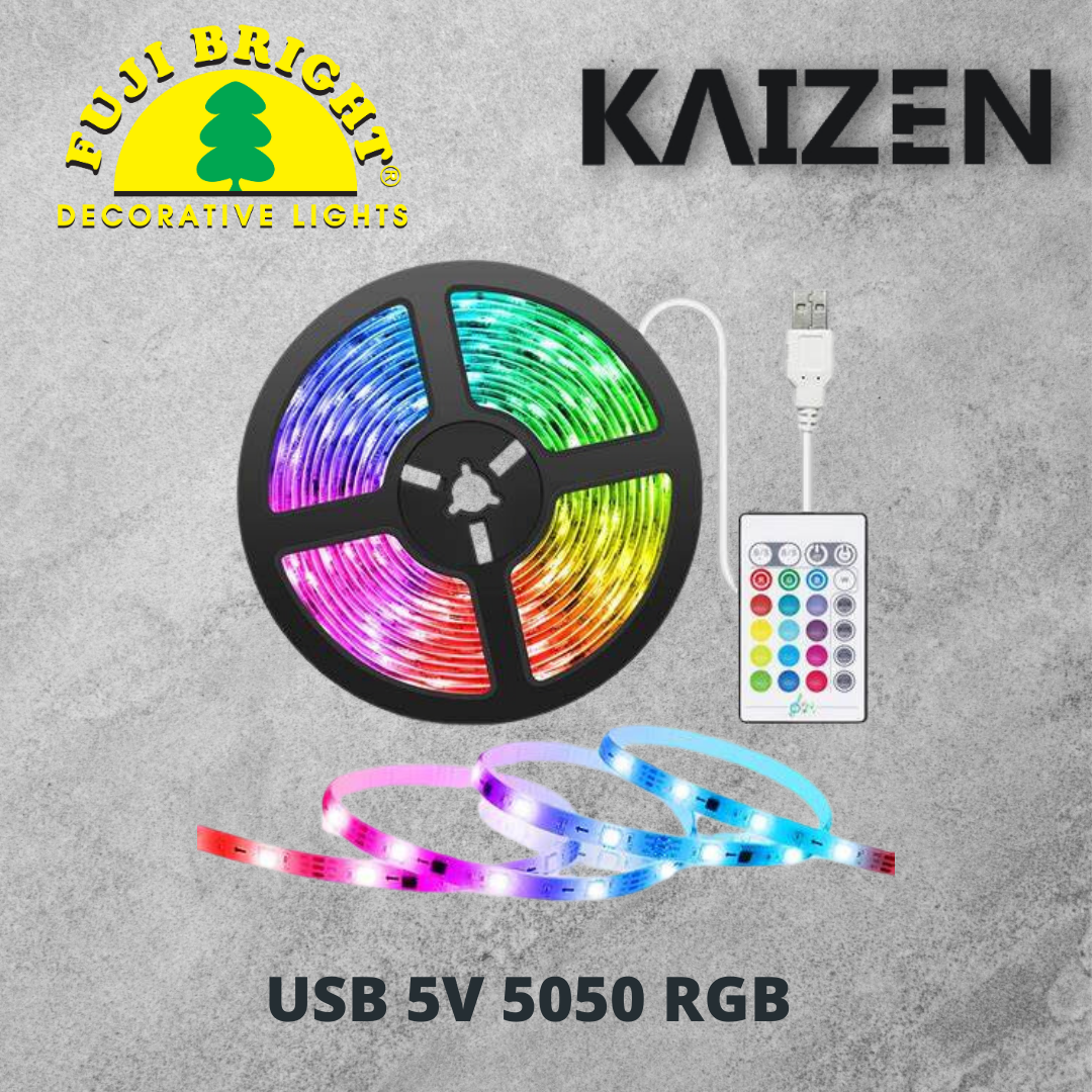 USB 5V 5050 RGB, White, Warm White LED Strip light