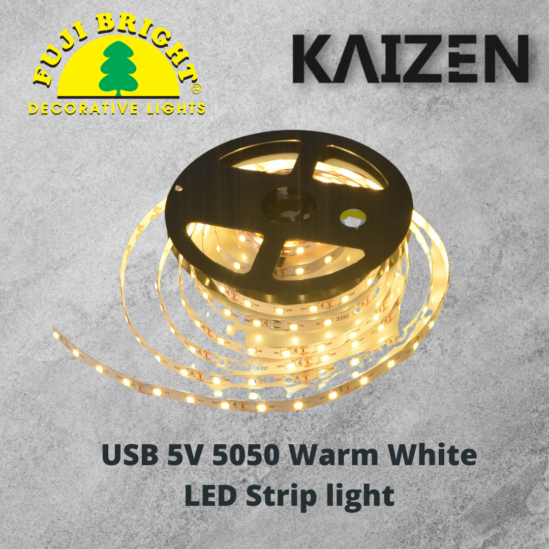 USB 5V 5050 RGB, White, Warm White LED Strip light