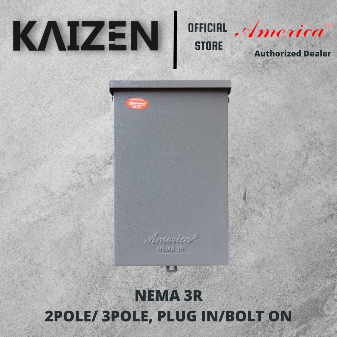 America NEMA 3R Bolton Plugin 2 pole 3 pole