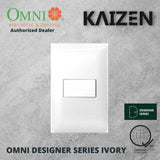 Omni Designer Series IVORY 1 Way 3 Way Switch Set 16A (1GANG, 2GANG, 3GANG)