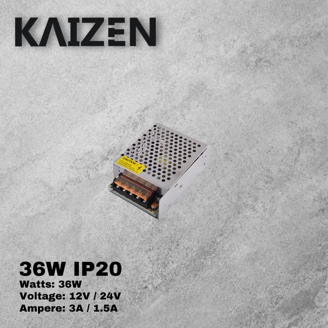 24V KAIZEN LED Power Supply Indoor IP20