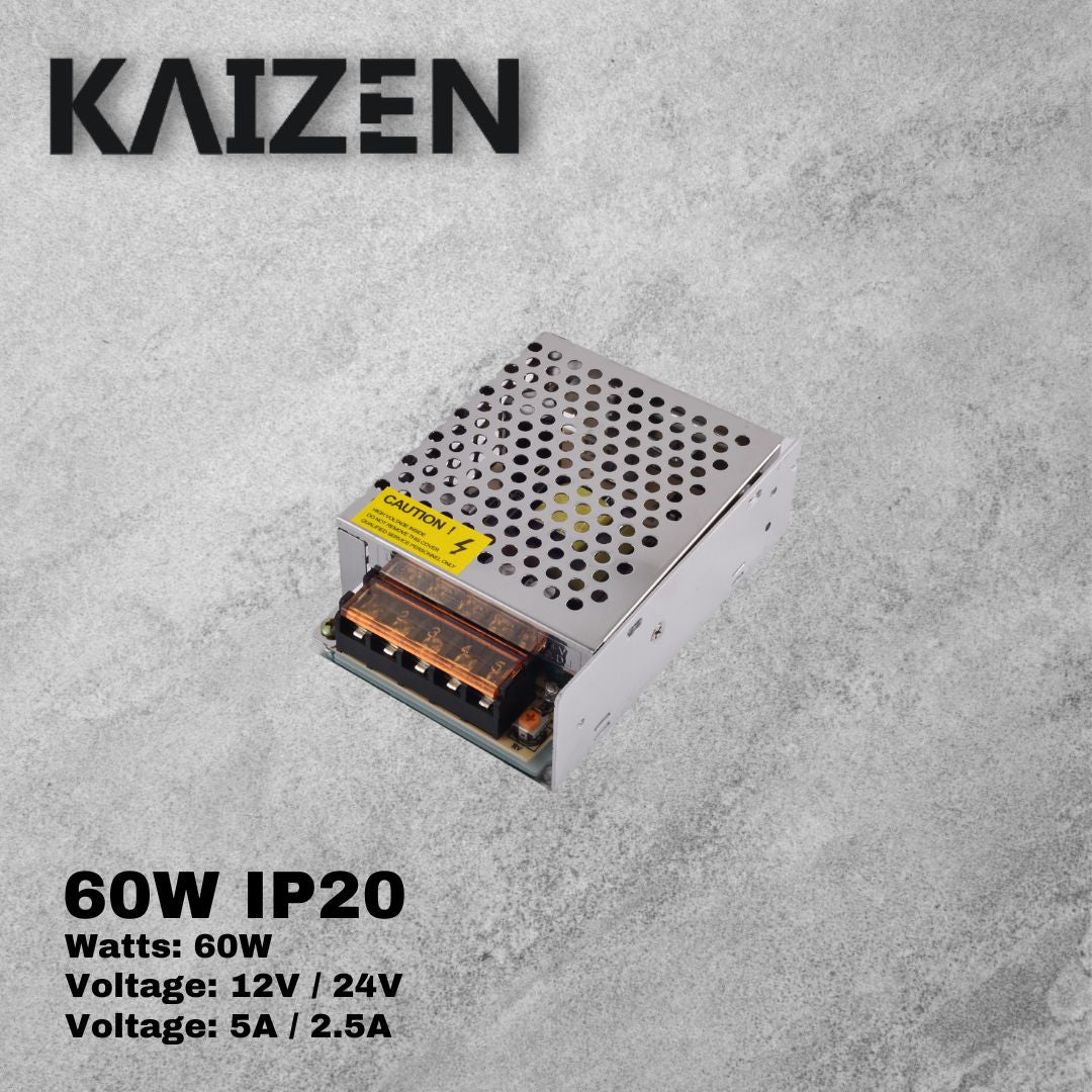 24V KAIZEN LED Power Supply Indoor IP20