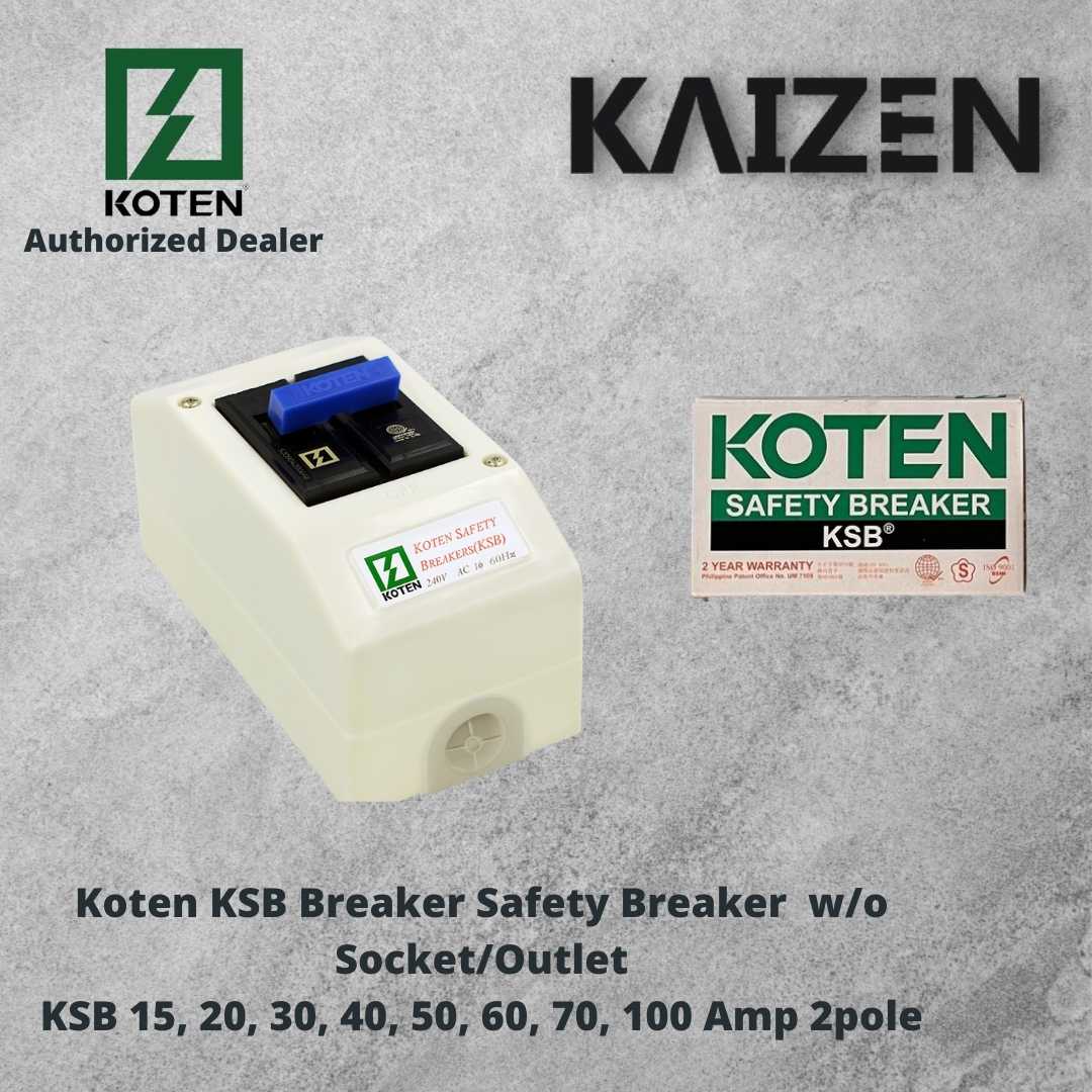 Koten Circuit Breaker 2Pole Safety Breaker KSB