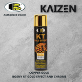 Bosny KT Gold Effect Spray Paint Gold, Metallic Gold, Chrome
