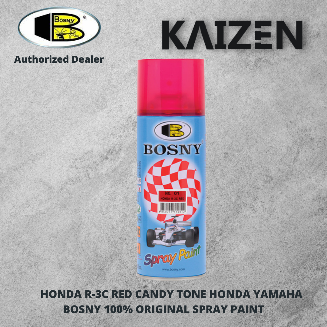BOSNY Colors Candy Tone Honda/Yamaha Color Acrylic Spray Paint