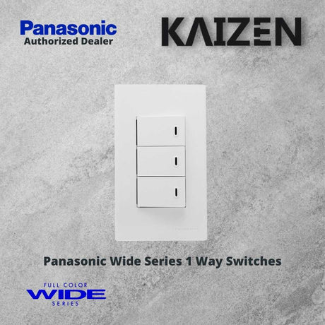 Panasonic Wide Series Switches (1way & 3way)