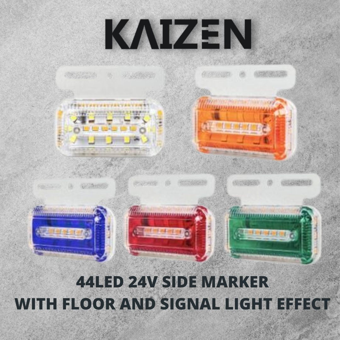 Kaizen 44LED 24V Side Marker with Signal Light and Floor Light Effect