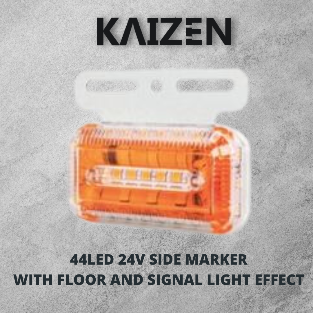 Kaizen 44LED 24V Side Marker with Signal Light and Floor Light Effect