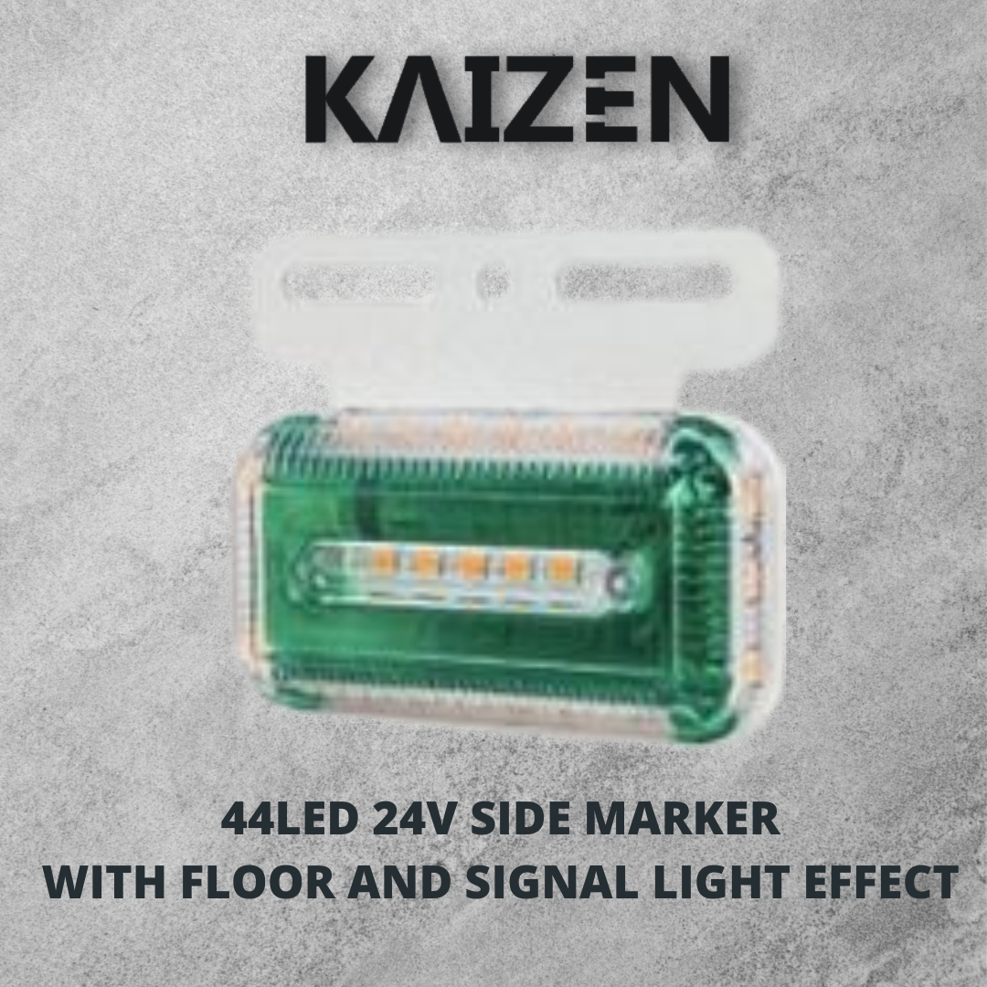 Kaizen 44LED 24V Side Marker with Signal Light and Floor Light Effect