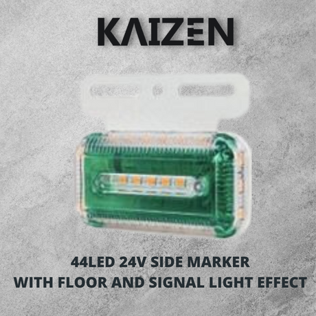 Kaizen 44LED 24V Side Marker with Signal Light and Floor Light Effect