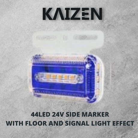 Kaizen 44LED 24V Side Marker with Signal Light and Floor Light Effect