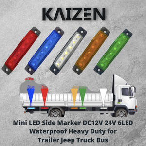 Mini LED Side Marker DC12V 24V 6LED