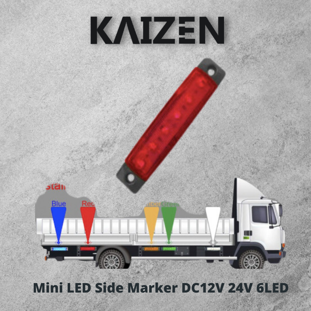 Mini LED Side Marker DC12V 24V 6LED