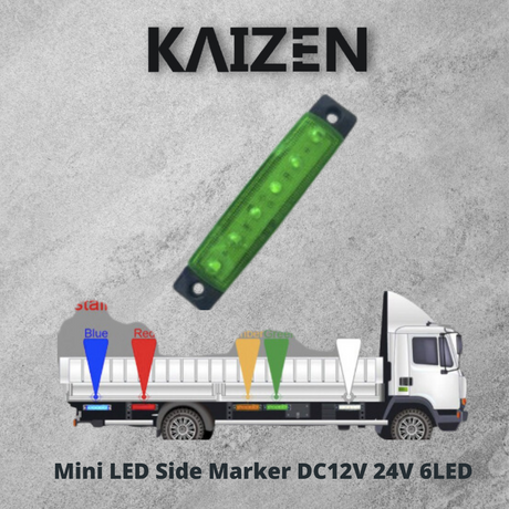 Mini LED Side Marker DC12V 24V 6LED