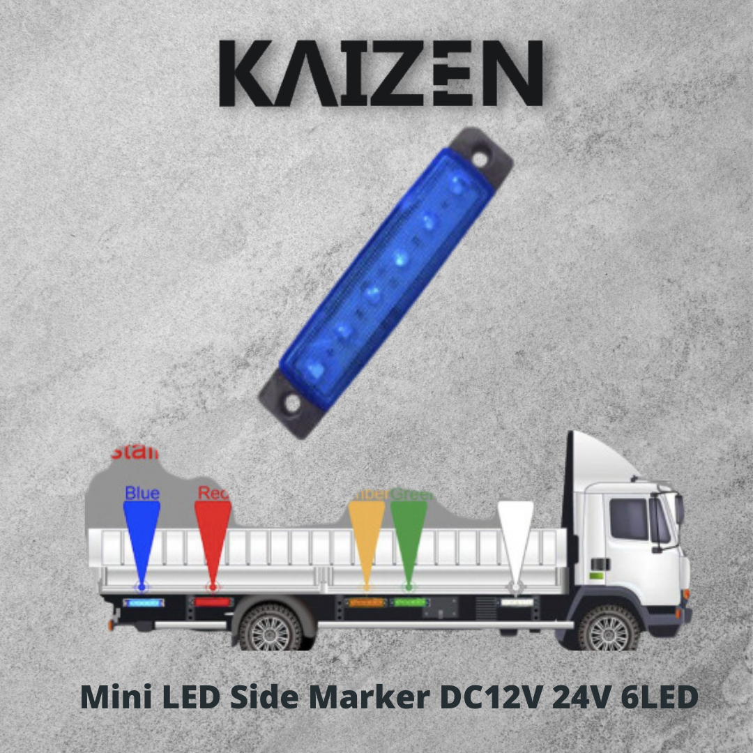 Mini LED Side Marker DC12V 24V 6LED