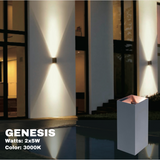 Kaizen GENESIS Wall Lamp Outdoor 2x5W