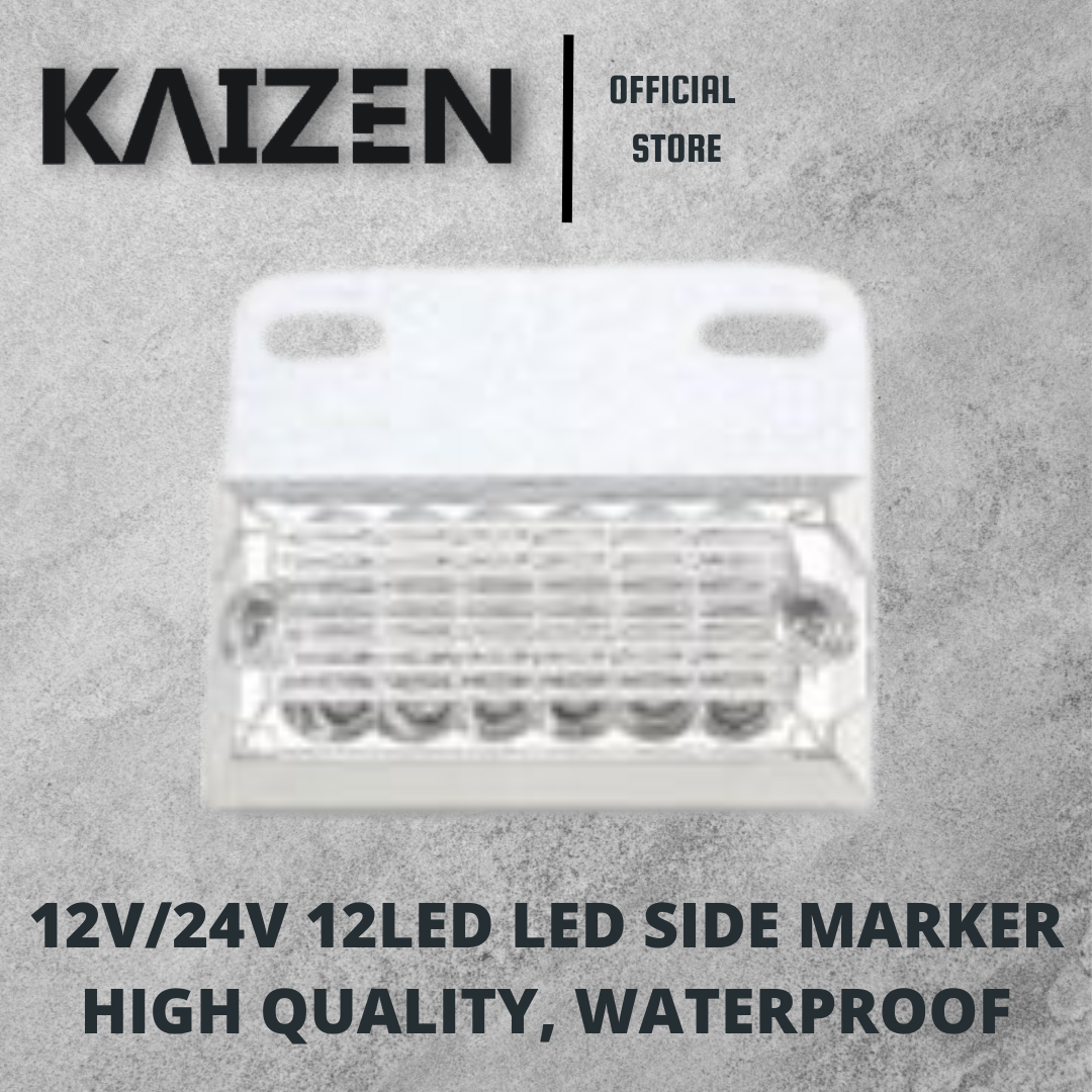 KAIZEN 12LED SIDE MARKER 12V 24V