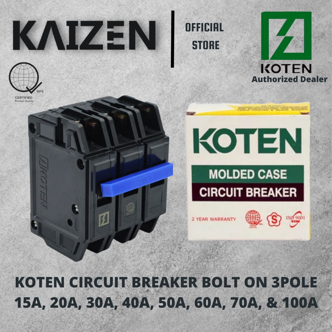 Koten Circuit Breaker 3P Bolt on