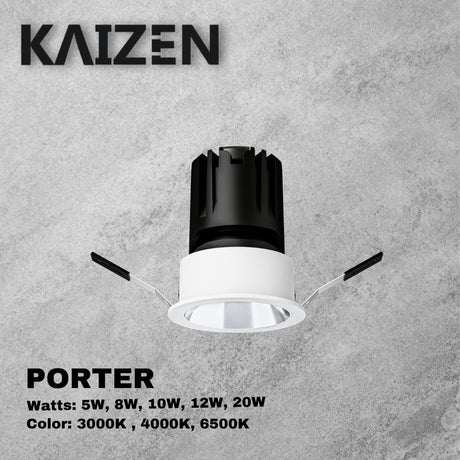 Kaizen PORTER LED Down Light Round