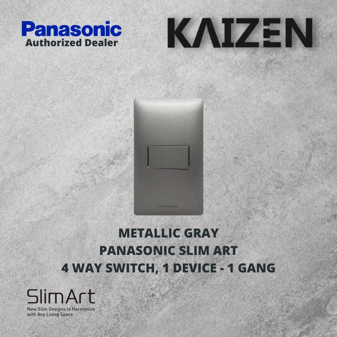 Panasonic Slim Art 4 way Switches White, Metallic Gray, Metallic Black