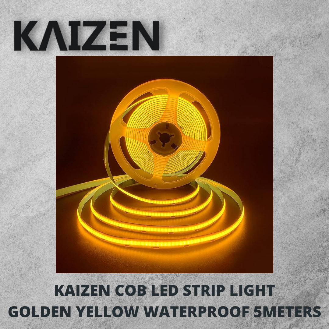 Kaizen 12V 24V LED COB Strip Light IP65 Waterproof