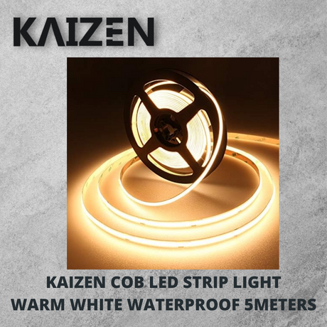 Kaizen 12V 24V LED COB Strip Light IP65 Waterproof