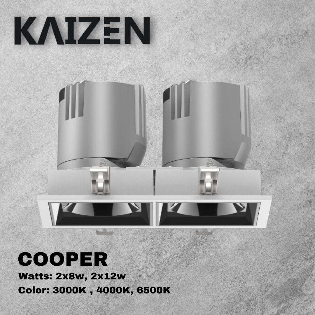Kaizen COOPER LED Down Light Twin Head