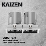 Kaizen COOPER LED Down Light Twin Head