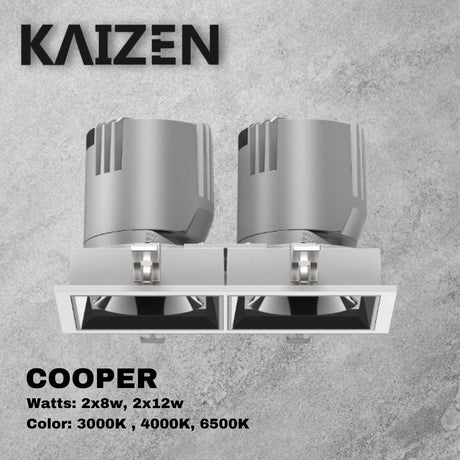 Kaizen COOPER LED Down Light Twin Head