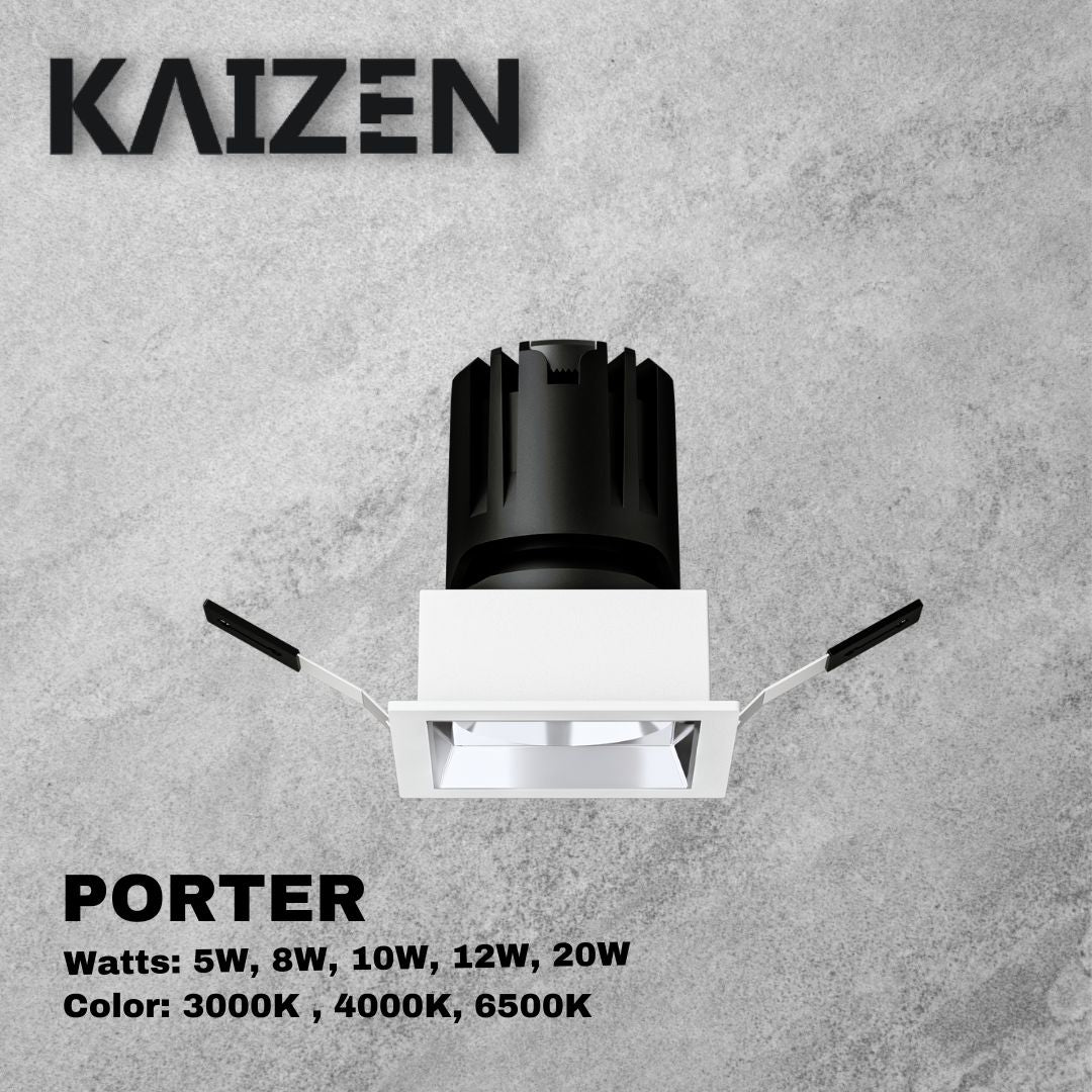 Kaizen PORTER LED Down Light Square