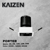 Kaizen PORTER LED Down Light Square