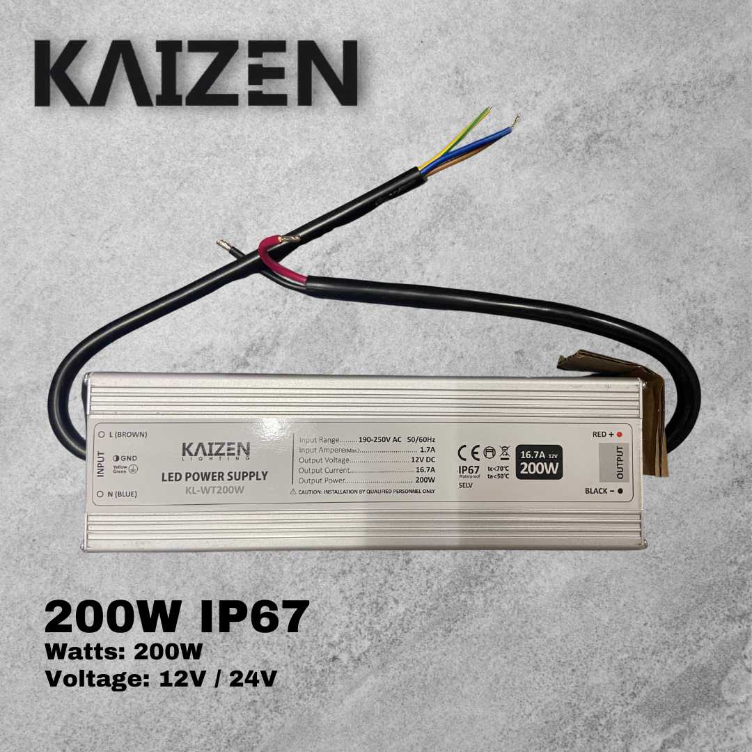 24V KAIZEN LED Power Supply Outdoor IP67