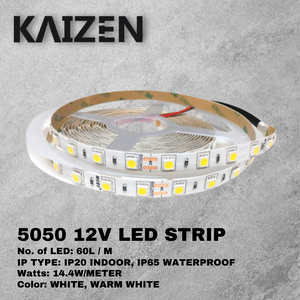5050 60L LED Strip Light 14.4w/m
