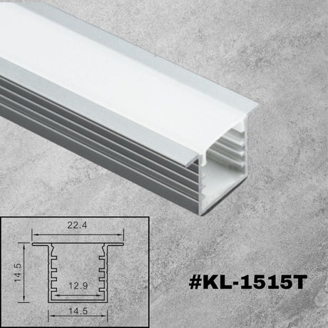 Kaizen LED Aluminum Profile with Diffuser (3meter)