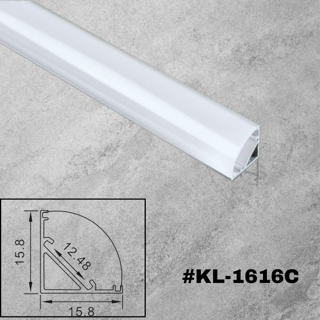 Kaizen LED Aluminum Profile with Diffuser (3meter)