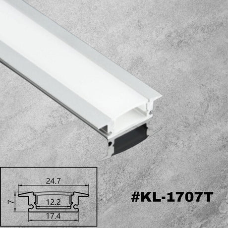 Kaizen LED Aluminum Profile with Diffuser (3meter)