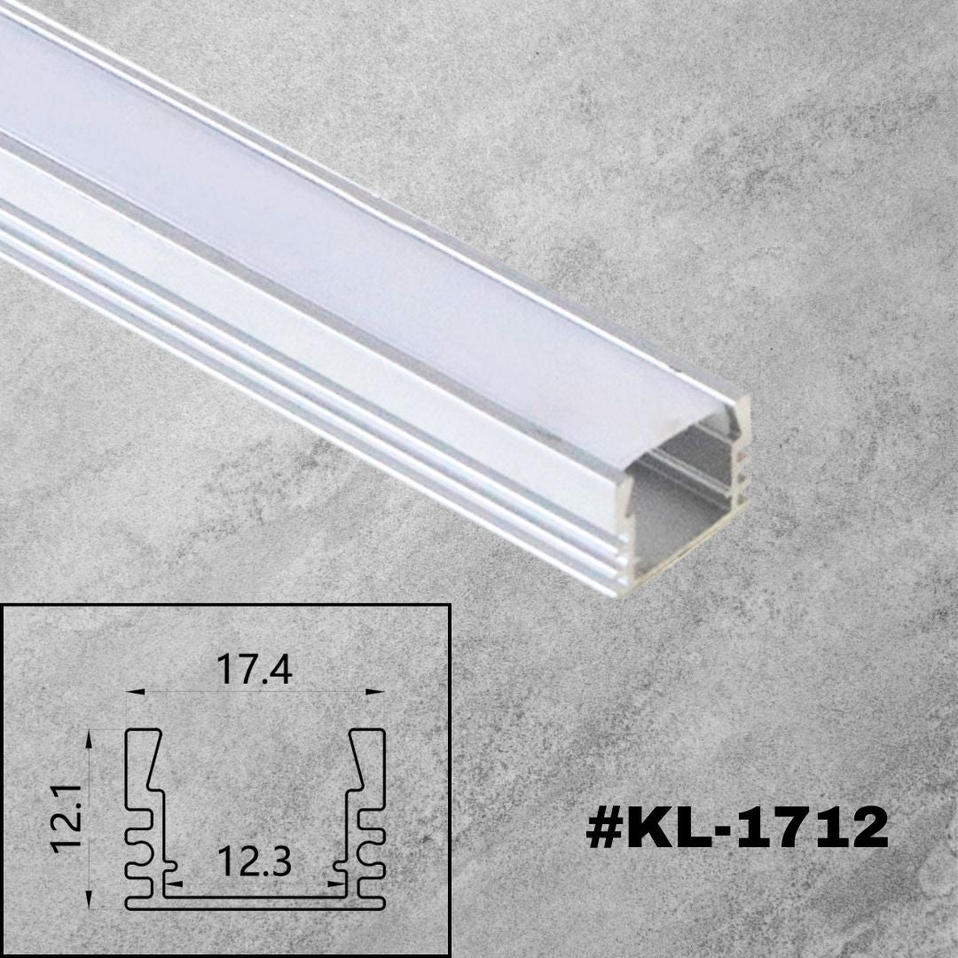 Kaizen LED Aluminum Profile with Diffuser (3meter)