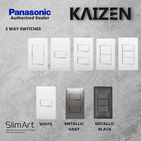 Panasonic Slim Art Series (1way & 3way)