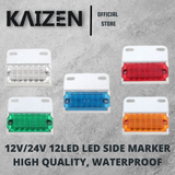 KAIZEN 12LED SIDE MARKER 12V 24V