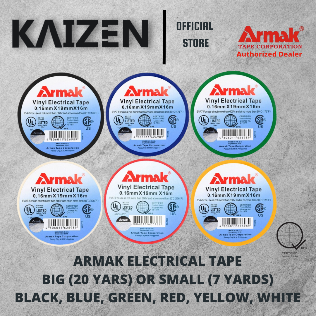 Armak Vinyl Electrical Tape Small 4M & Big 16M