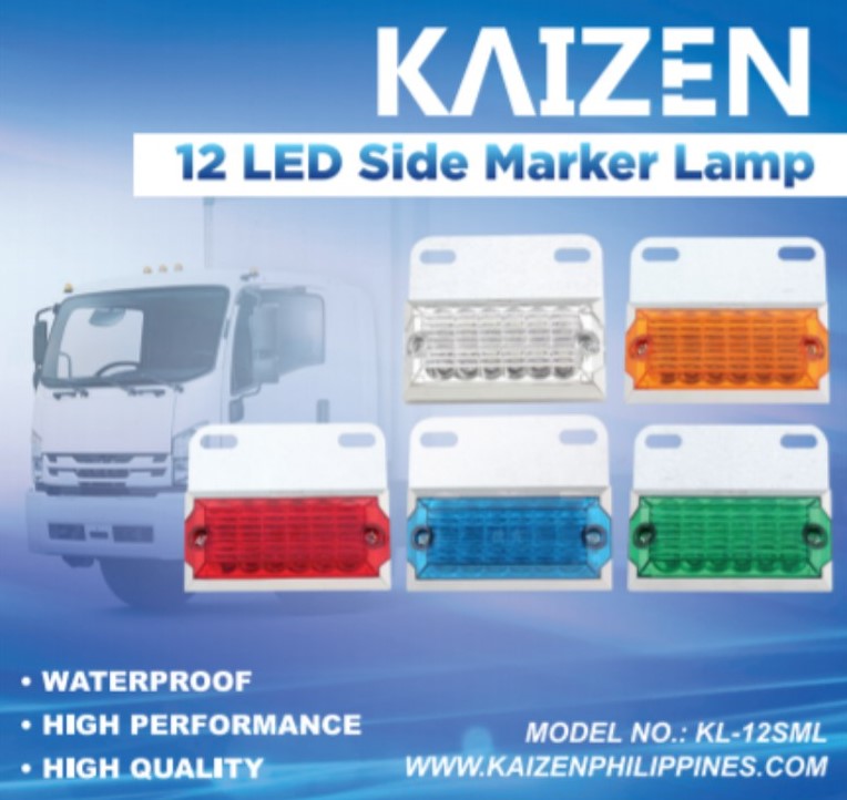 KAIZEN 12LED SIDE MARKER 12V 24V