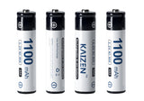 Kaizen AAA 1100mAh Rechargeable Battery