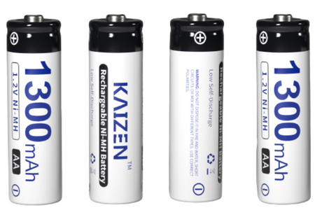 Kaizen AA 1300mAh Rechargeable Battery
